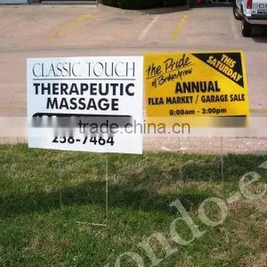 Fluted Plastic Sign thumbnail-1