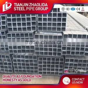 Q195 Q235 Q345 Material Welded Galvanized ms Square Pipe for Greenhouse Furniture Fence Post thumbnail-6