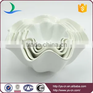 Wholesale White Kitchen Customized Refrigerated Ceramic Fruit Bowl thumbnail-3