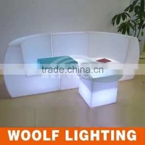 Waterproof LED Illuminated Outdoor Garden Sofa Set thumbnail-1