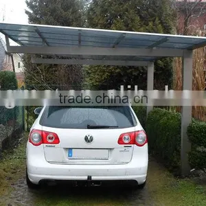 Car Parking Aluminium Carports Canopy With Polycarbonate Sheet Roof thumbnail-1
