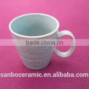 Ceramic Stoneware Tall 14/15/16 Oz Drinkware Cup Fancy Coffee Cups and Mugs thumbnail-2
