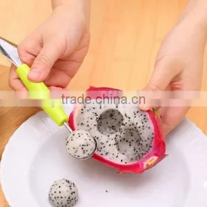 Wholesale Stock Dual Purpose Stainless Steel Wave Dig Flesh Knife thumbnail-4