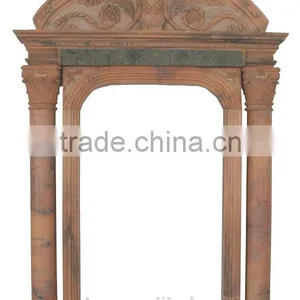 Hand Carving Marble Carved Door Surround thumbnail-1