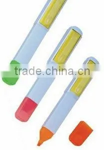 Highlighter Pen With Note Sticker/ Promotional Highlighter thumbnail-1