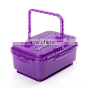 Rectangular Shape Salad Bowl With Carry Handle and Cooling Pack/Salad Bowl to go With Cool Pack thumbnail-2