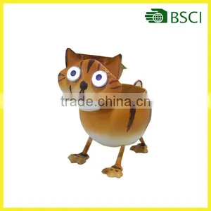 Colorful Metal Cat With Solar Light for Garden Decoration thumbnail-1