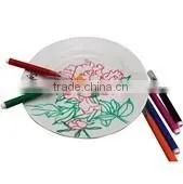 Ceramic Plate With Marker Pen thumbnail-1
