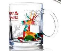 330ml Water Glass Mug With Ocean Color Design thumbnail-3