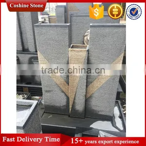 Home Used Abstract Outdoor Granite Stone Water Fountains thumbnail-4