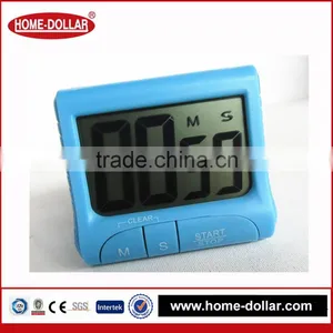 White Plastic Timer Digital With Fold Stand and Magnetic Fixing Mini Digital Timer for Kitchen Loud Beep Loud Beep Kitchen Timer thumbnail-4