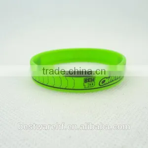 Inkfilled Adult Size 1 Inch Silicone Wristbands thumbnail-5