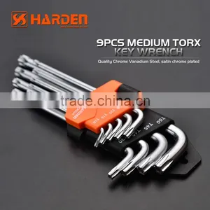 Professional Heat Treat 9PCS Medium Torx Key Wrench thumbnail-2