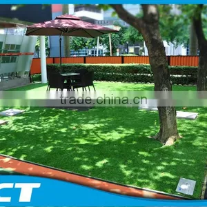 20mm Pure Green Synthetic Turf Garden Grass Lawn L20-UN thumbnail-3