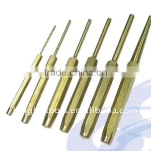 6PC Brass Steel Hand Center Hole Punch Tools Set thumbnail-1