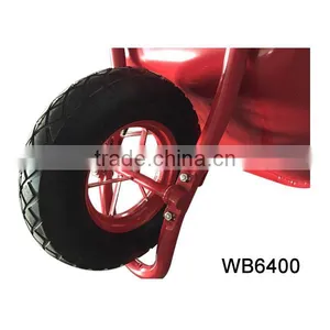 Building Construction Tools and Metal Tray Material and Pneumatic Wheel Wheelbarrow WB6400 thumbnail-6