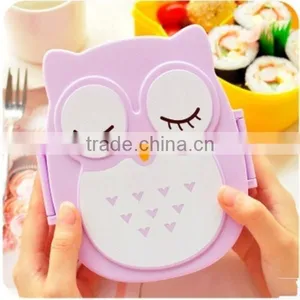 New Kawai/Cute Lunch Box/Bento/Plastic/Animal/Orange/green MADE IN CHINA,hot New Product for 2015,CUSTOM Plastic Lunch Box thumbnail-2