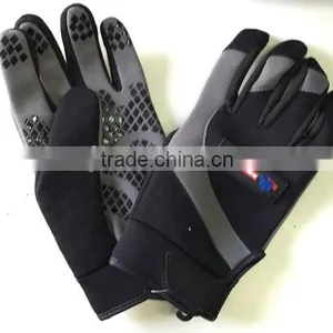 Anti-slip Mechanical Tools Work Gloves Silicon Printed Covered Palm Grip Gloves thumbnail-1