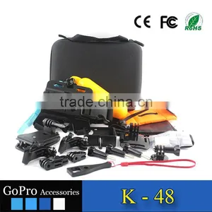 High Quality 18 in 1 Kit Used for Gopros Heros 4 Sports Camera Accessories Action Camera Cases thumbnail-1