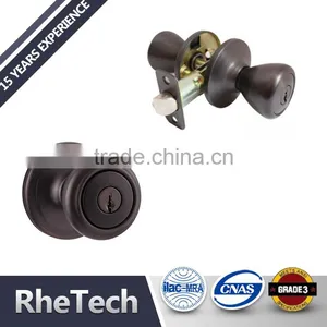Factory Price 607 Full Functional Furniture Tubular Ball Security Knob Door Lock thumbnail-1