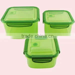 Silicone Edge Square Plastic Container With Lid thumbnail-4