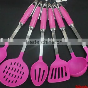 Nylon Kitchen Utensil Series W/plating Handle thumbnail-1