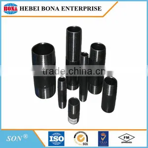 Top Quality Black Seamless Steel Pipe Nipple thumbnail-1