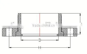 HIGH QUANLITY MOVABLE CASING FLANGE OF PVC GB STANDARD PIPES & FITTINGS FOR WATER SUPPLY thumbnail-2