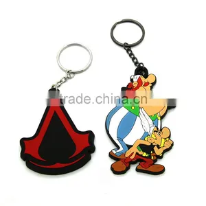 Custom 3d Metal Keychain Key Chain / Soft Rubber Keychains / Silicone Keyring thumbnail-5