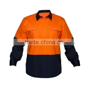 Direct Factory Wholesale Custom Black Mens Work Shirts for Men thumbnail-2