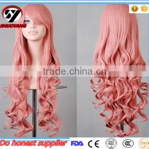 Colorful Fashion Cosplay Wig Bob Style Human Hair Wigs Cheap Party Wigs thumbnail-5