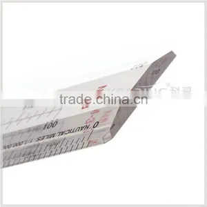 Nautical Miles Scale Ruler, 2.5mm Thickness Military Nautical Straight Ruler for Measuring, Echelle 1/1000 000 # KNM-5 thumbnail-4