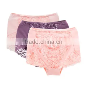 High Quality Custom 95% Cotton 5% Spandex With Lace Sexy Fancy Woman Underwear thumbnail-1