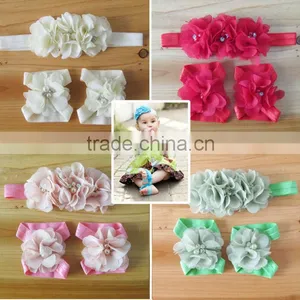Baby Shoes Flower Design Baby PreWalker Infant Shoes,baby Barefoot Sandals thumbnail-1