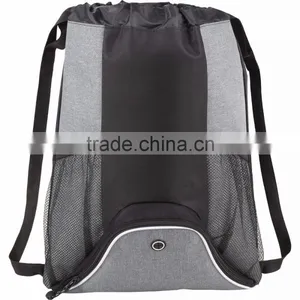 Corona Deluxe Drawstring Backpack - Features Open Main Compartment That Includes Shoulder Straps Which Also Cinch the Bag Shut thumbnail-3