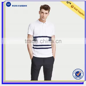 Cotton Polo Shirts For Men Striped Polo Shirts Short Sleeve Polo Shirts thumbnail-1
