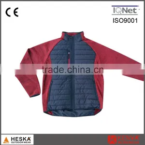 Mens Softshell Red Sleeve Sweater Garments Jacket Knitted thumbnail-1