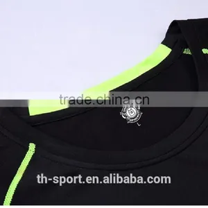 Polyester/spandex Mens Dri Fit Sports Compression t Shirt Wholesale thumbnail-4