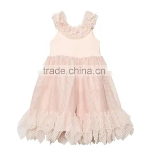 Ruffled Chiffon Dance Princess Dress Lastest Kids Frock Design for Girls thumbnail-3