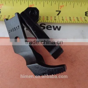 LONG LEFT TOE ZIPPER WALKING FOOT SINGER CONSEW JUKI 241 BROTHER TACSEW ARTISAN thumbnail-2