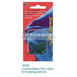 D&D Fancy Safety Pins 12pcs for Beading, Craft Ect thumbnail-1