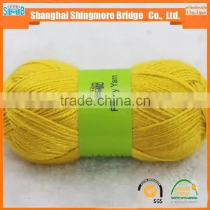 OEKO-Tex Standard Knitting Yarns China Supplier Cheap Sale Solid Dyed Acrylic Yarn for Knitting Sweater thumbnail-2