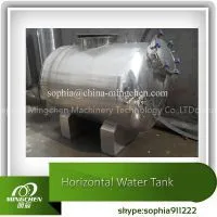 Sanitary Stainless Steel Horizontal Water Tank thumbnail-1