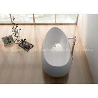 Oval Stone Resin Bathtub thumbnail-3
