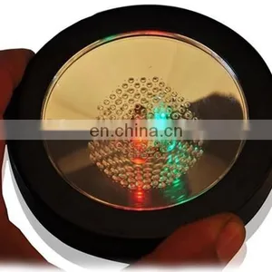 Christmas Decoration Flashing Novelty Factory Wholesale Lighting Coaster Led Light thumbnail-4