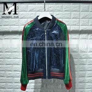 New Jackets Women Fashion Ladies Spring Design Motorcycle Formal Leather Jackets thumbnail-1