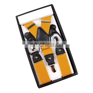 High Quality Men's Pants Braces Suspenders Double Use Leisure Suspenders thumbnail-1