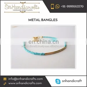 Metal Tube Blue Bracelet at Low Market Price thumbnail-1