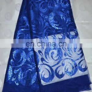 Latest Fashion Embroidery Organza Lace With Sequins(FL720) thumbnail-3