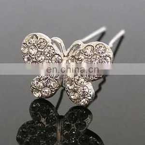 Made in China Cheap Promotional Butterfly Hair Bobby Pin thumbnail-1